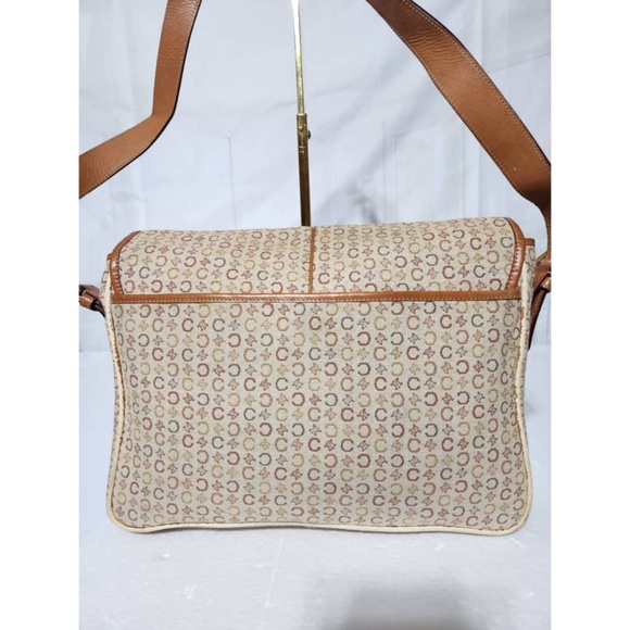 Authentic Celine Vintage Messenger/Crossbody Bag Brown/ Beige - Picture 9 of 14